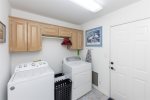 Laundry room for guest use 